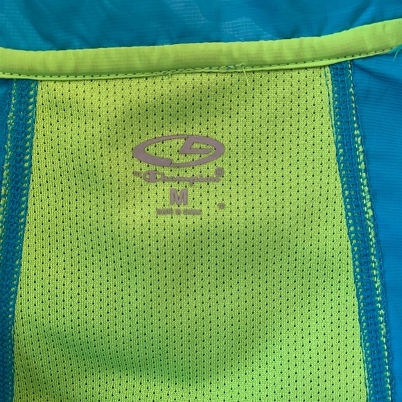 Champion blue and lime light spring windbreaker - Picture 3 of 6